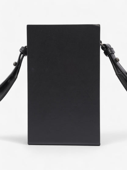 Fendi Box Vertical Messenger Black Calfskin Leather
