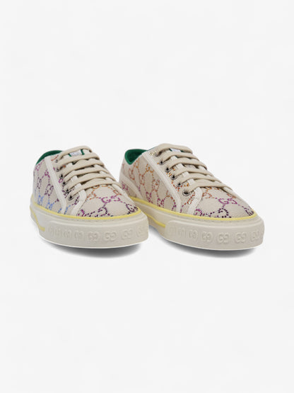 Gucci Crystal GG Tennis 1977 White / Multicoloured Canvas EU 38.5 UK 5.5