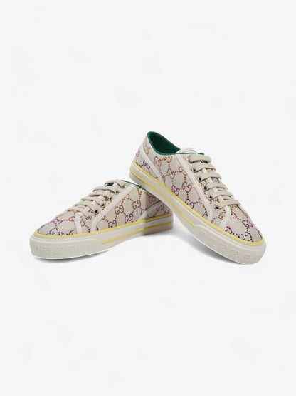 Gucci Crystal GG Tennis 1977 White / Multicoloured Canvas EU 38.5 UK 5.5