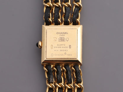 Chanel Vintage 18K Yellow Gold Mademoiselle Watch 23mm