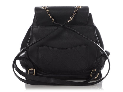 Chanel Black Caviar Business Affinity Backpack