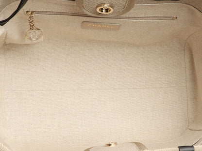 Chanel Small Mixed Fibers Deauville Tote