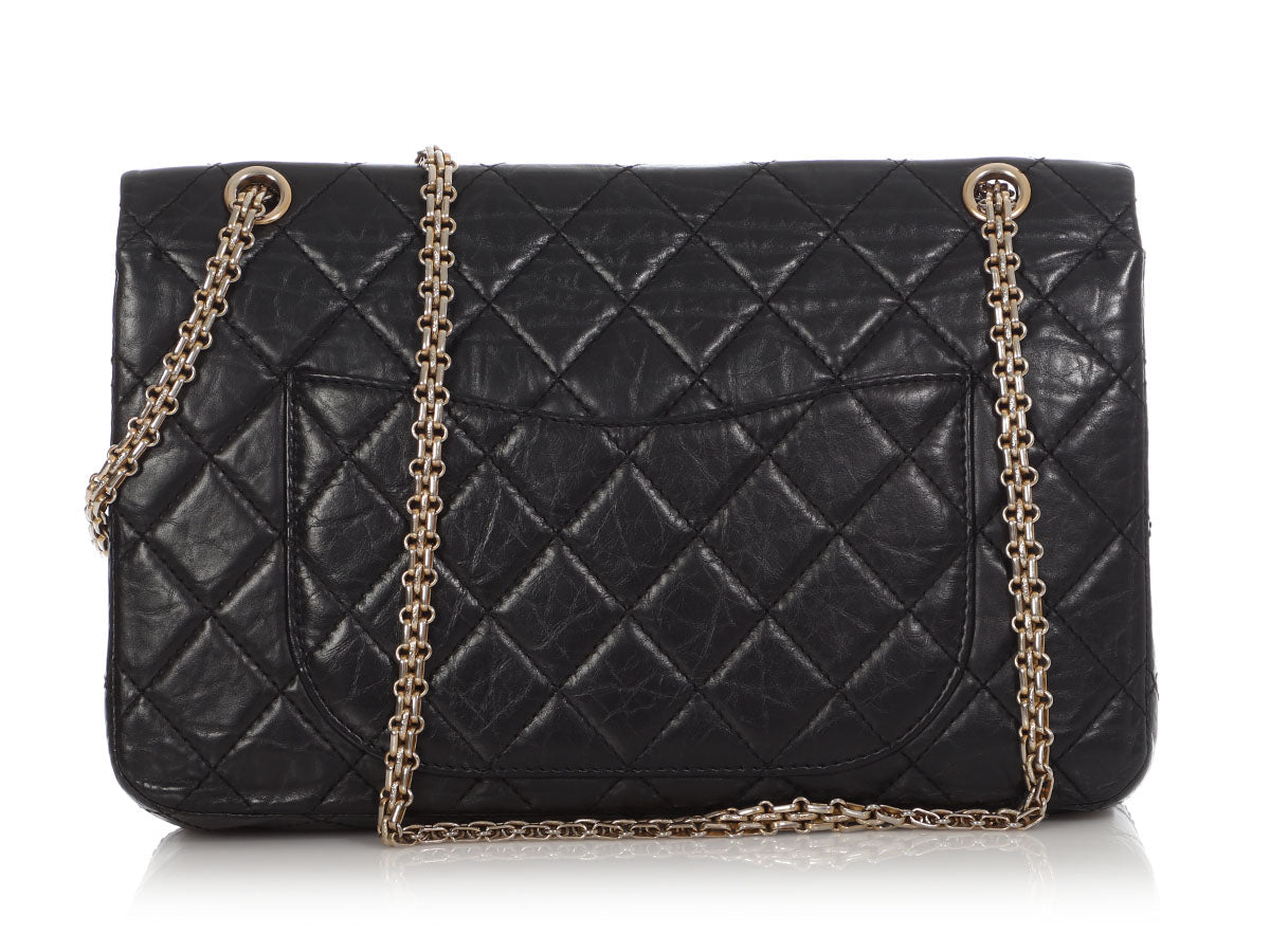 Chanel Black Quilted Aged Calfskin Reissue 2.55 Flap 227