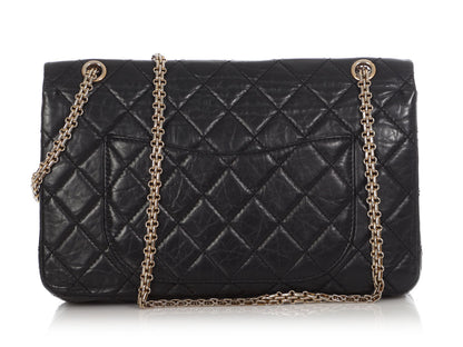 Chanel Black Quilted Aged Calfskin Reissue 2.55 Flap 227