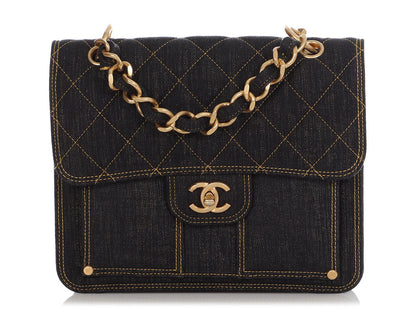 Chanel 2023 Denim Backpack
