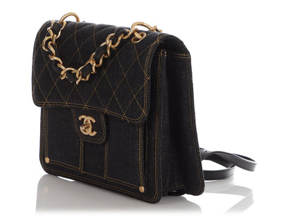 Chanel 2023 Denim Backpack