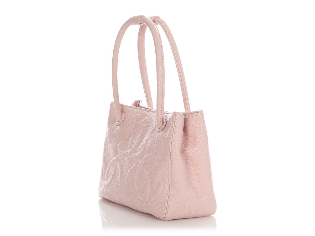 Chanel Small Vintage Pink Caviar Handbag