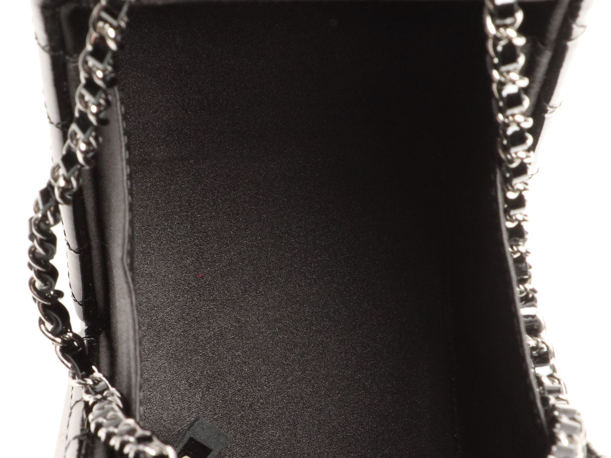 Chanel Black Patent Milk Carton Bag