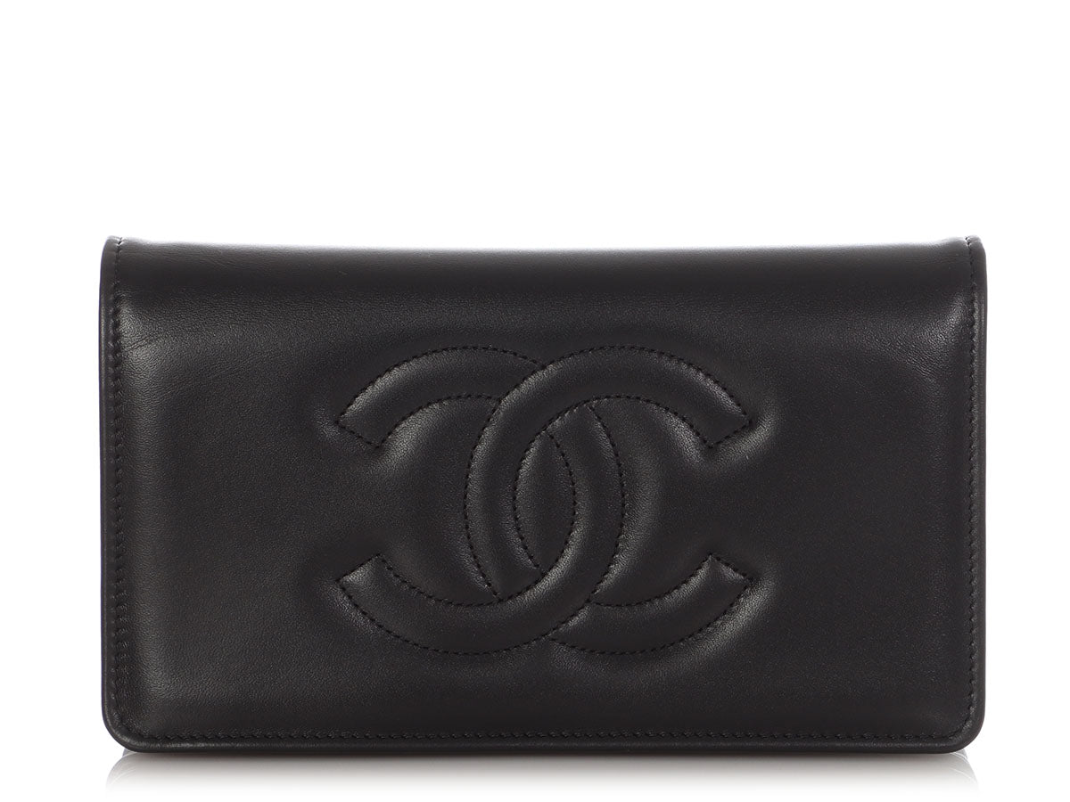 Chanel Black Lambskin Wallet On Chain WOC