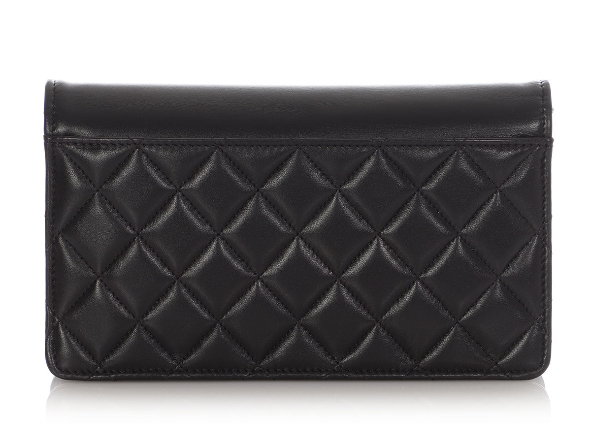 Chanel Black Lambskin Wallet On Chain WOC