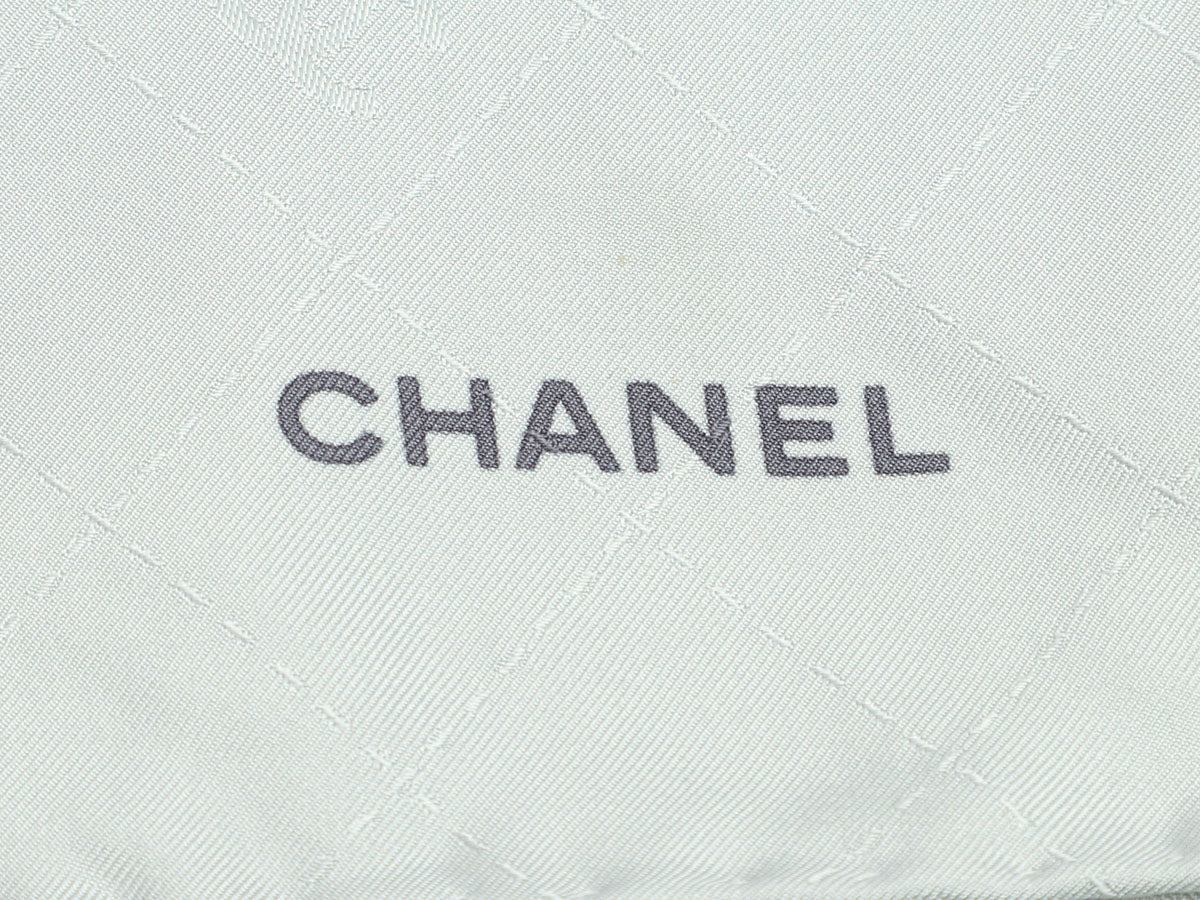 Chanel CC Jacquard Silk Scarf