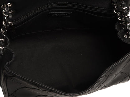 Chanel Black Matte Calfskin Ultimate Stitch Flap