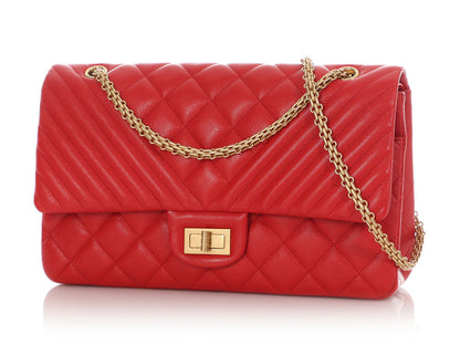 Chanel LE Red Caviar Reissue Classic Double Flap 227