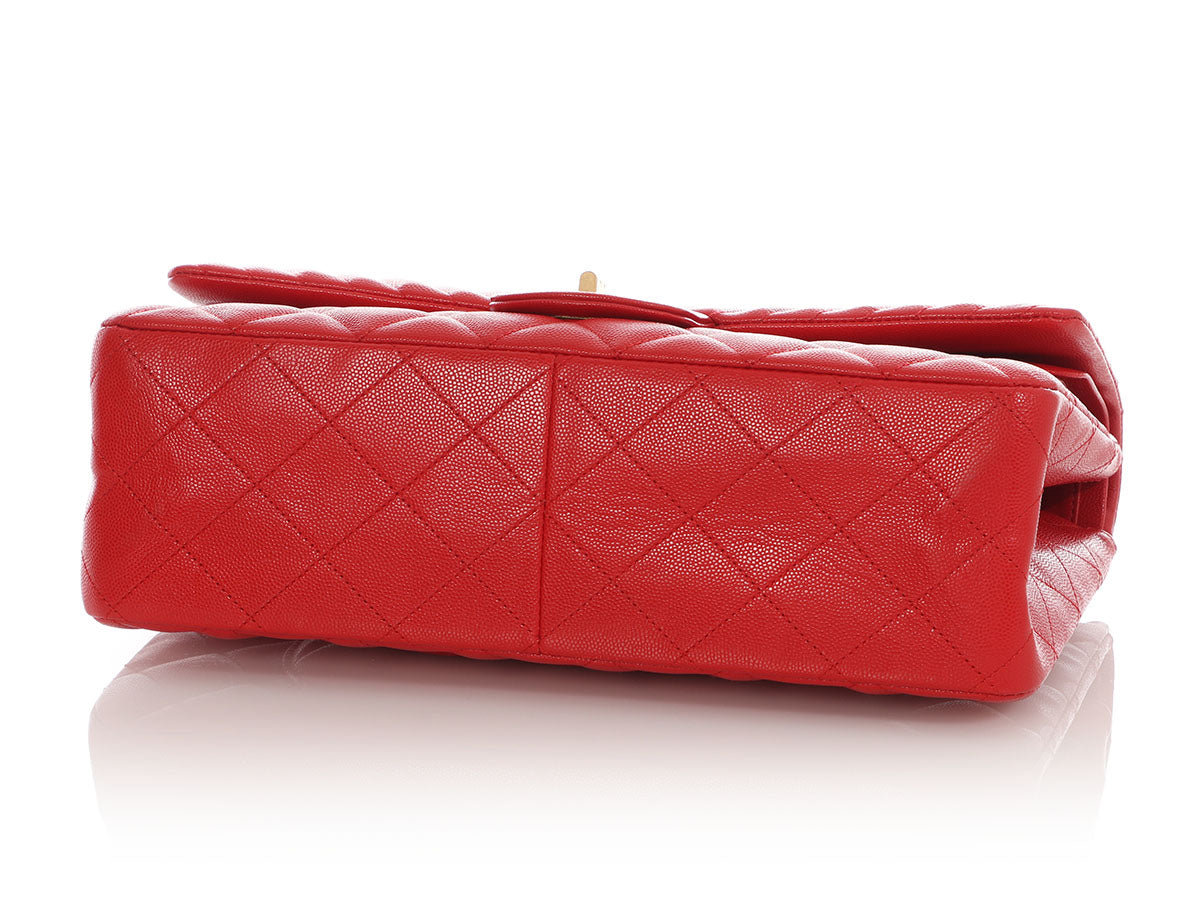 Chanel LE Red Caviar Reissue Classic Double Flap 227