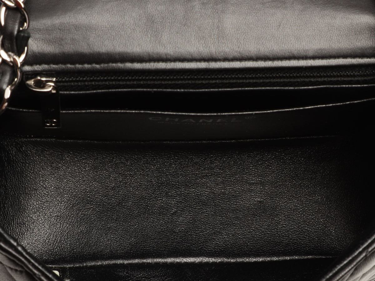 Chanel Mini Black Quilted Lambskin Classic