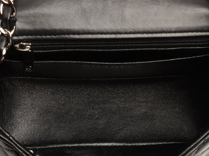 Chanel Mini Black Quilted Lambskin Classic