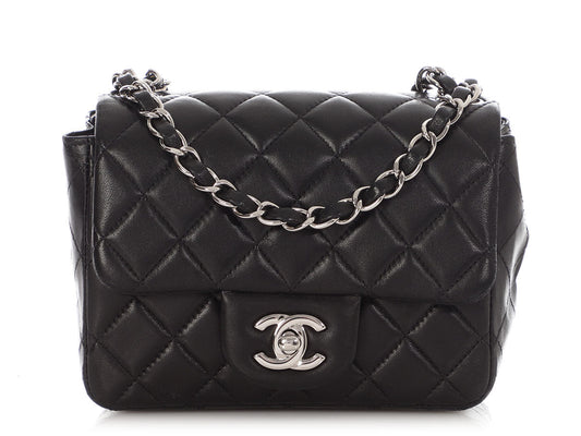 Chanel Mini Black Quilted Lambskin Classic