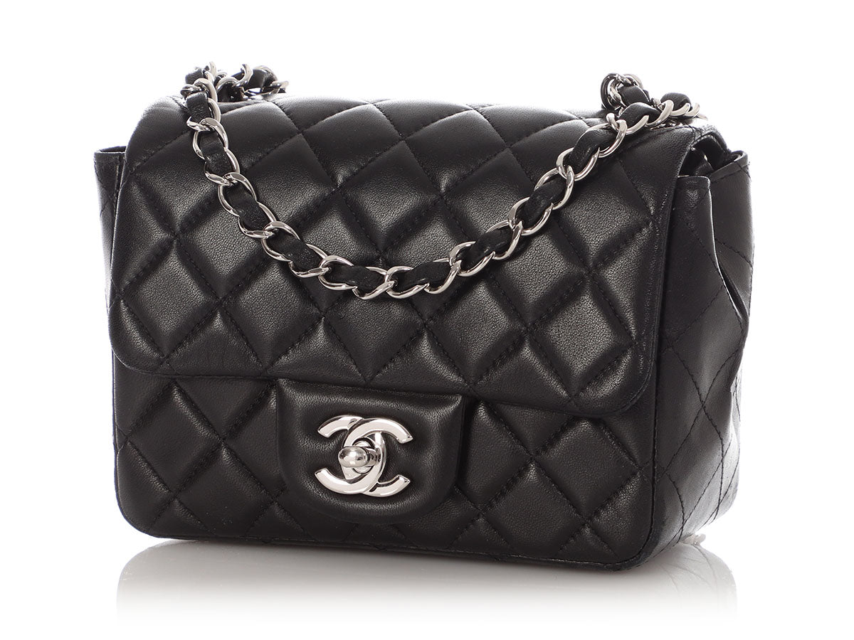 Chanel Mini Black Quilted Lambskin Classic