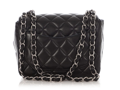Chanel Mini Black Quilted Lambskin Classic