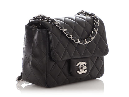 Chanel Mini Black Quilted Lambskin Classic
