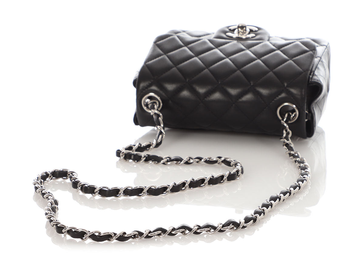 Chanel Mini Black Quilted Lambskin Classic