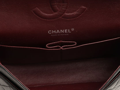 Chanel Medium Black Quilted Lambskin Classic Double Flap
