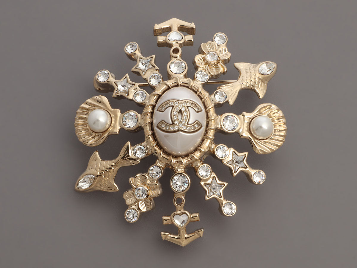 Chanel Large Sea Theme Brooch