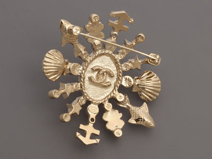 Chanel Large Sea Theme Brooch