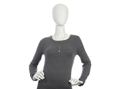 Chanel Pearl CC Logo Drop Necklace