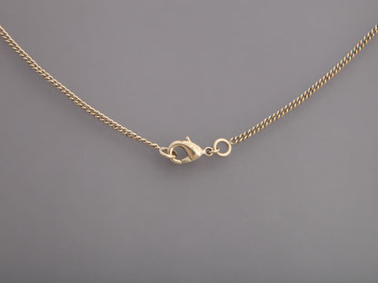 Chanel Pearl CC Logo Drop Necklace