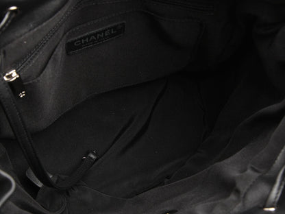 Chanel Large Black Chevron-Quilted Calfskin Urban Spirit Backpack