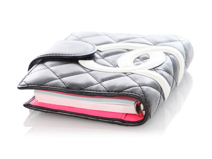 Chanel Small Black and White Cambon Ring Agenda