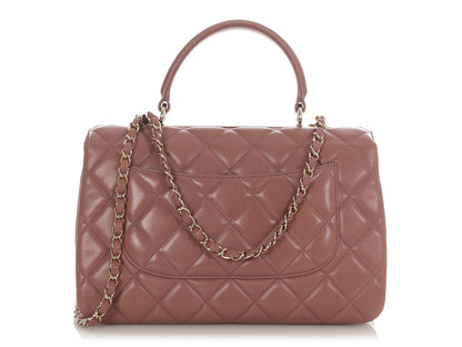 Chanel Medium Mauve Quilted Lambskin Trendy CC