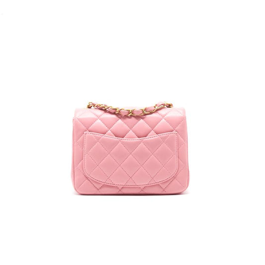 Chanel Lambskin Mini Square Flap Bag