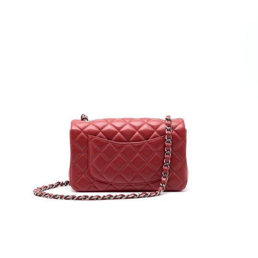 Chanel Lambskin Rectangular Mini Flap Bag