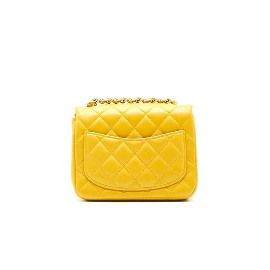 Chanel Lambskin Mini Square Flap Bag