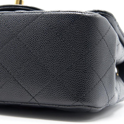 Chanel Mini Square Black  Cavier
