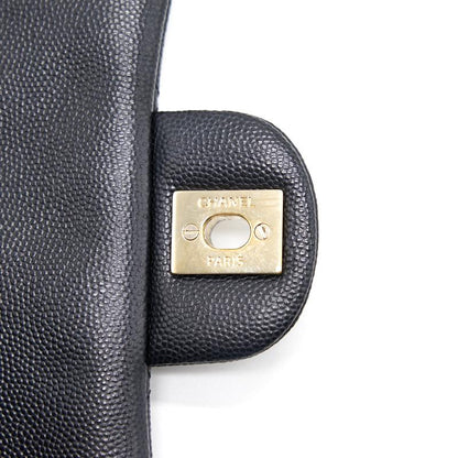 Chanel Mini Square Black  Cavier