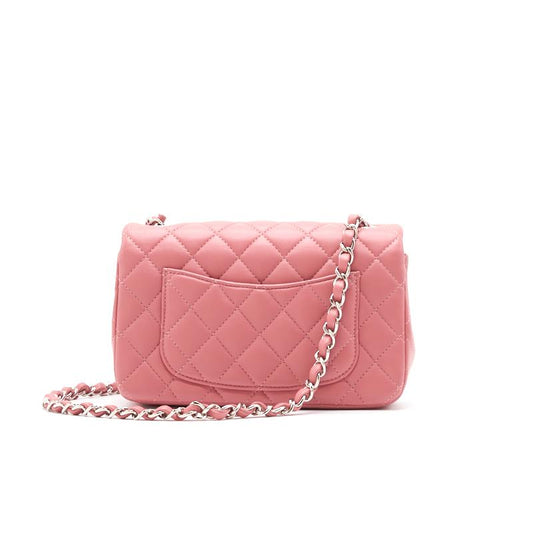 Chanel Lambskin Rectangular Mini Flap Bag