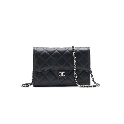 Chanel Mini Lambskin WOC Black