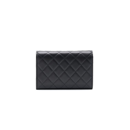 Chanel Mini Lambskin WOC Black