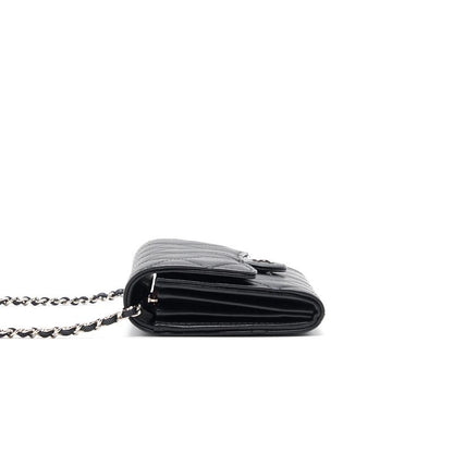 Chanel Mini Lambskin WOC Black