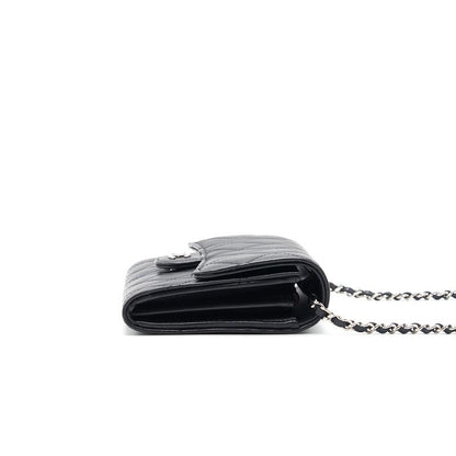 Chanel Mini Lambskin WOC Black