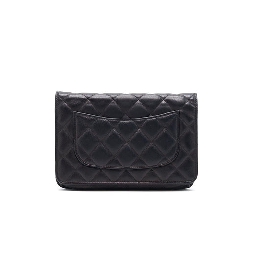 Chanel Wallet on Chain Calfskin Black with
