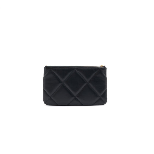 Chanel 19 Small Pouch Black