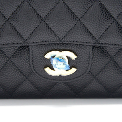 Chanel Medium 25cm Classical Double Flap Caviar Black