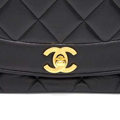 Chanel Medium Diana Bag black with 24K