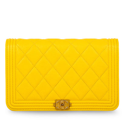 Chanel Boy Wallet on Chain