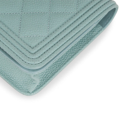 Chanel Boy WOC - Tiffany Blue Caviar