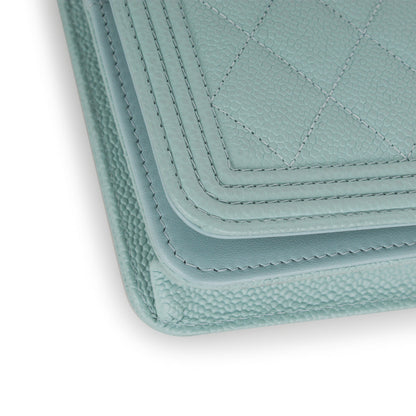 Chanel Boy WOC - Tiffany Blue Caviar